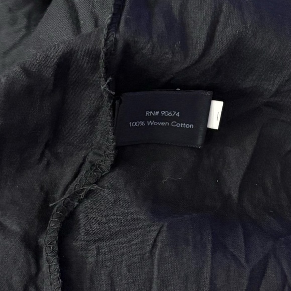 Anthropologie Ruby Yaya CottonTunic Embroidered Long Bell Sleeve Off ShoulderTop - Picture 8 of 9